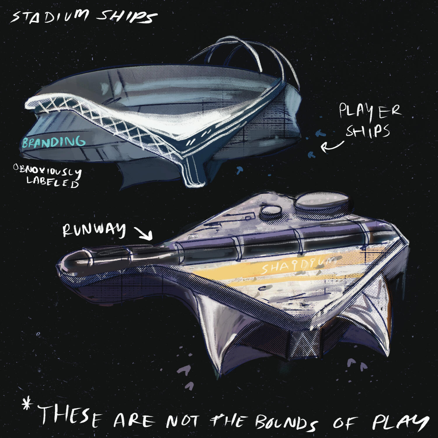 stadium ships - photobashed