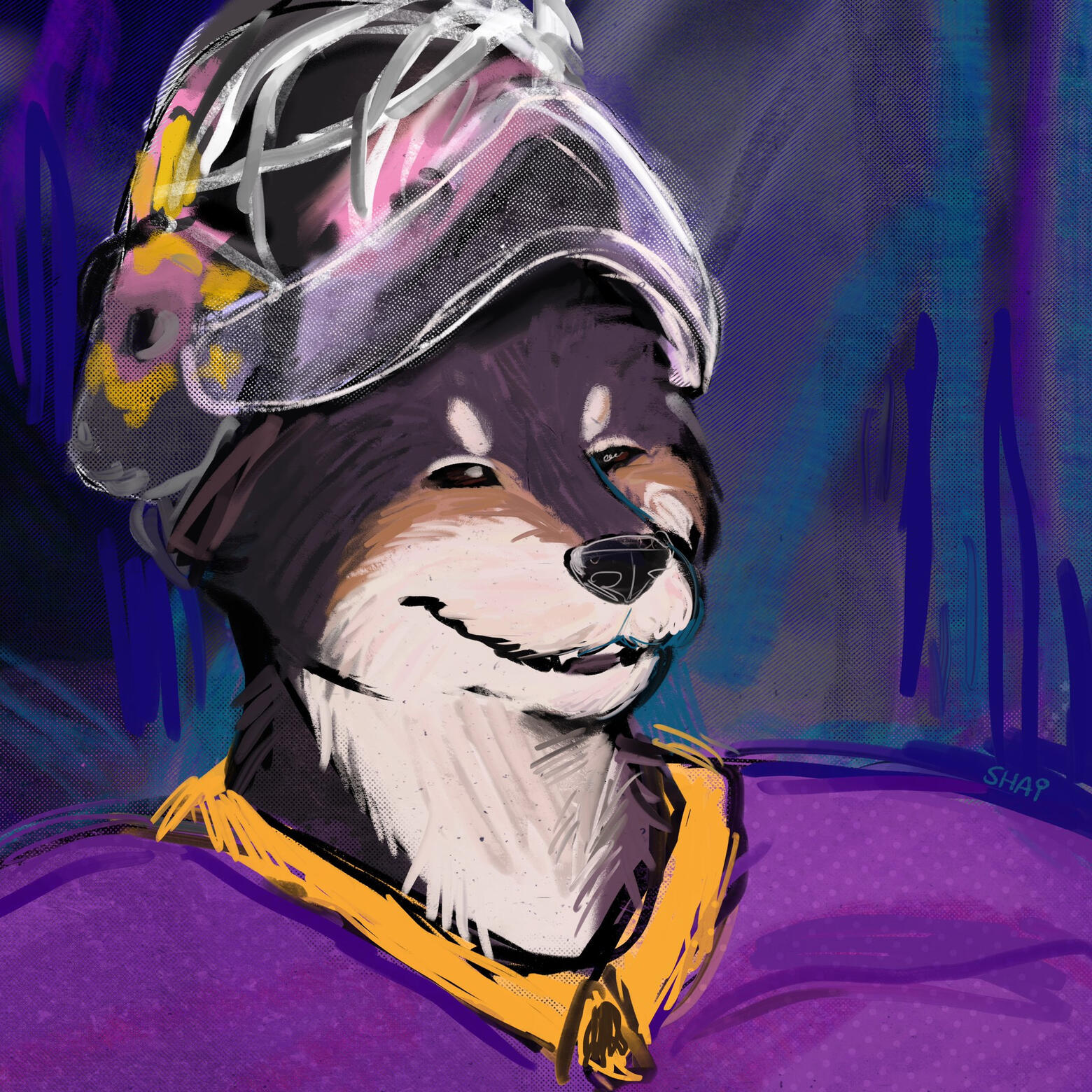 Tiago during a break in play.